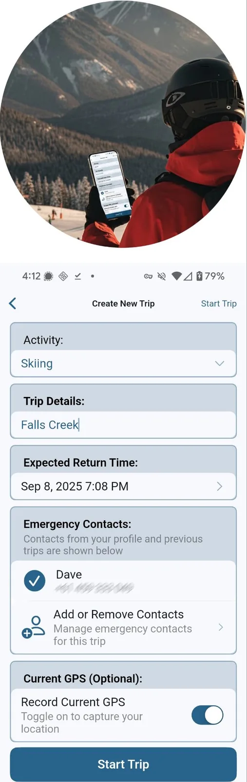 Skiing
