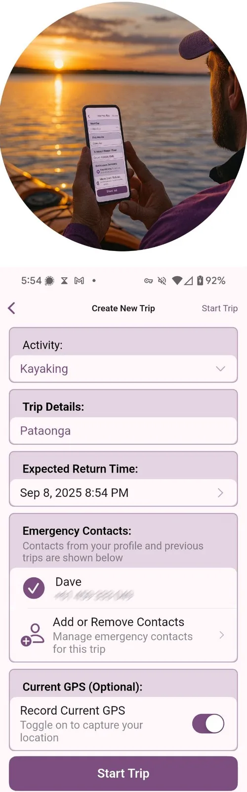 Kayaking